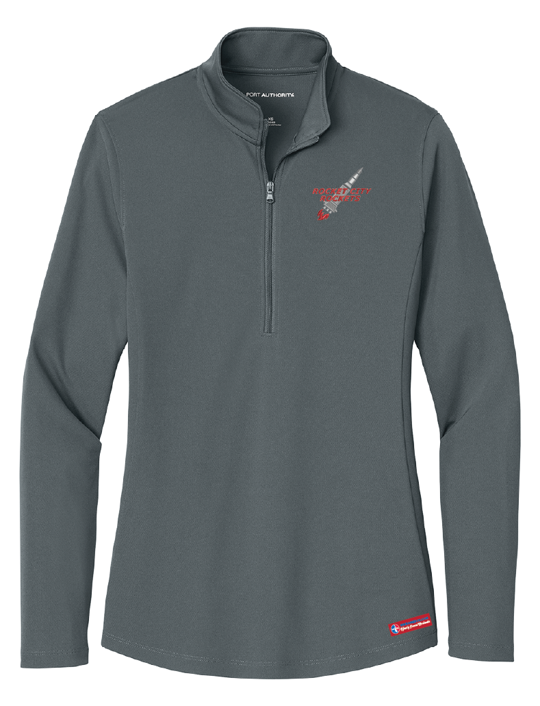 NWBA Officially Licensed - Rocket City Rockets - Women's Performance 1/4 ZIP