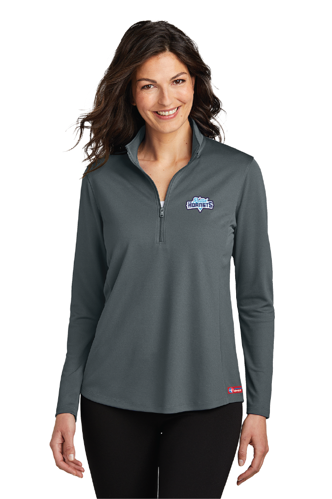 NWBA Officially Licensed - Rollin' Hornets - Women's Performance 1/4 ZIP