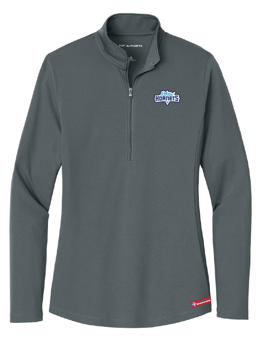 NWBA Officially Licensed - Rollin' Hornets - Women's Performance 1/4 ZIP