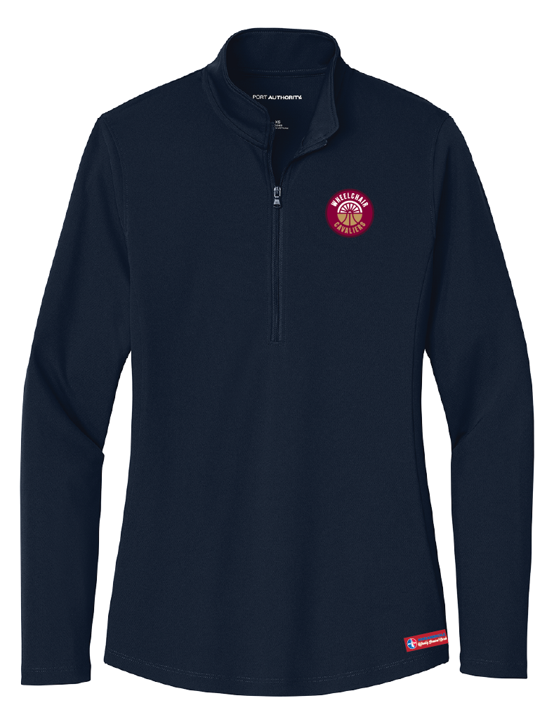 NWBA Officially Licensed - Cleveland Wheelchair Cavaliers - Women's Performance 1/4 ZIP