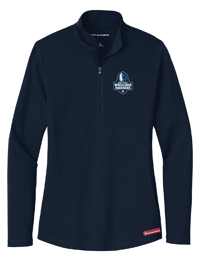 NWBA Officially Licensed - Dallas Wheelchair Mavericks - Women's Performance 1/4 ZIP