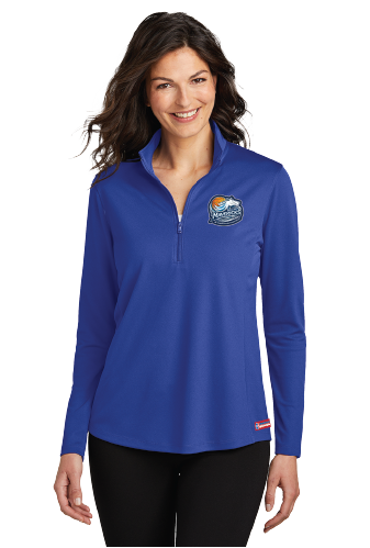 NWBA Officially Licensed - Dallas Jr Wheelchair Mavericks - Women's Performance 1/4 ZIP