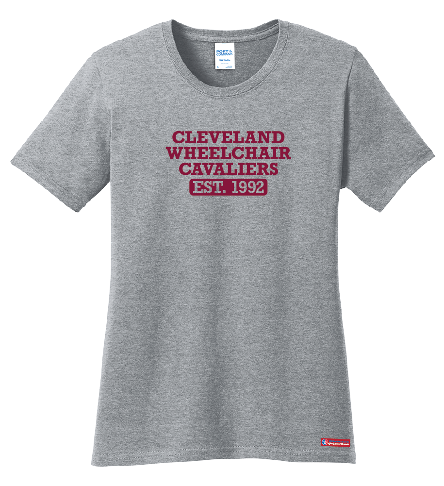NWBA Officially Licensed - Cleveland Wheelchair Cavaliers - Women's - T-Shirt - Cotton