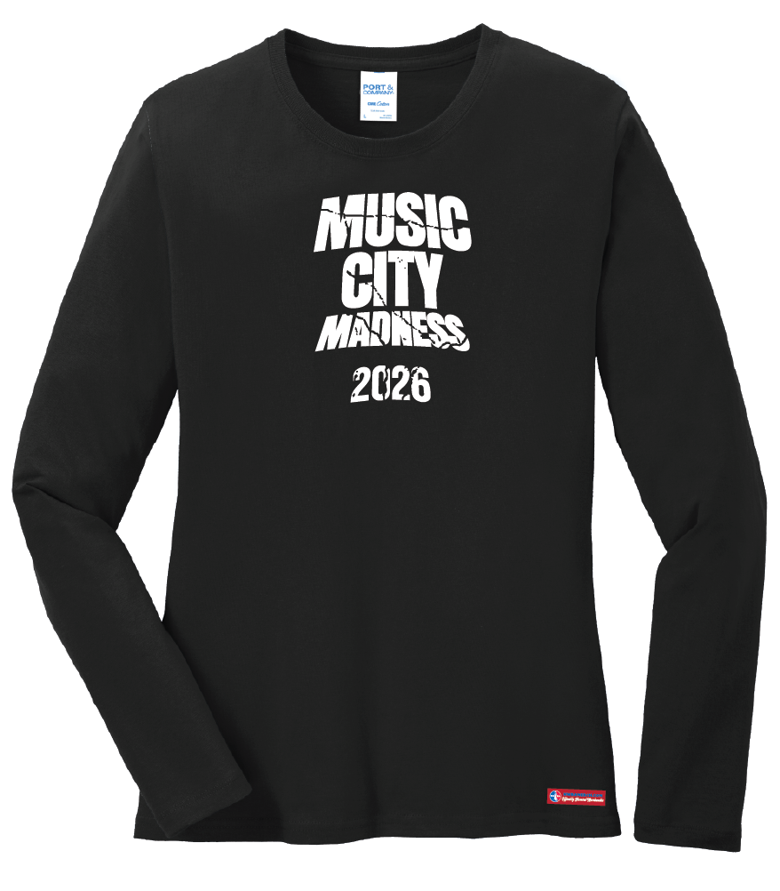 NWBA Officially Licensed - 2026 Music City Madness - Women's - L/S T-Shirt - Cotton