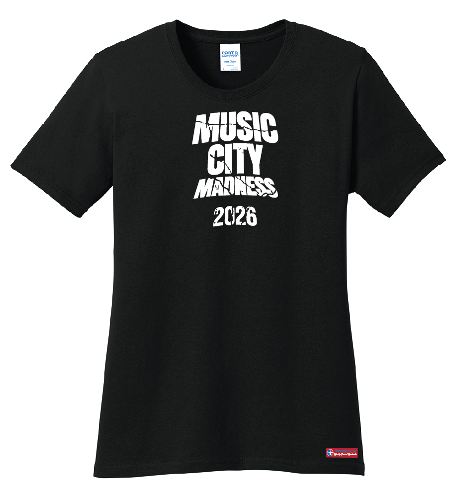 NWBA Officially Licensed - 2026 Music City Madness - Women's - T-Shirt - Cotton
