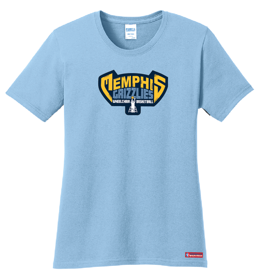 NWBA Officially Licensed - Memphis Rollin' Grizzlies - Women's - T-Shirt -Cotton