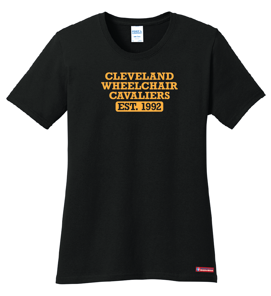 NWBA Officially Licensed - Cleveland Wheelchair Cavaliers - Women's - T-Shirt - Cotton