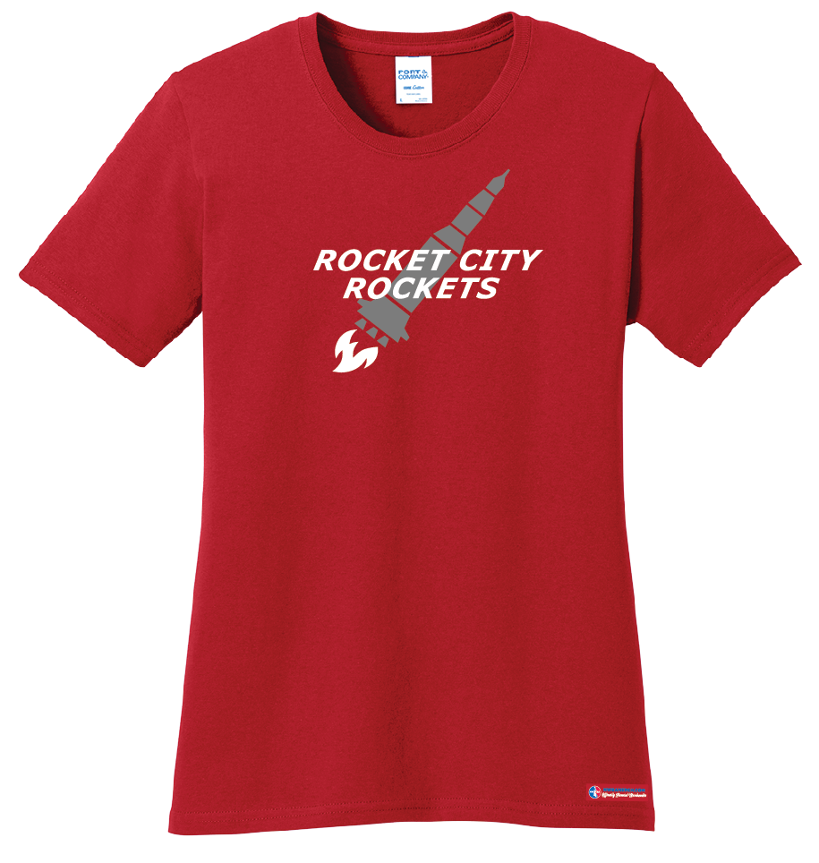 NWBA Officially Licensed - Rocket City Rockets - Women's - T-Shirt - Cotton