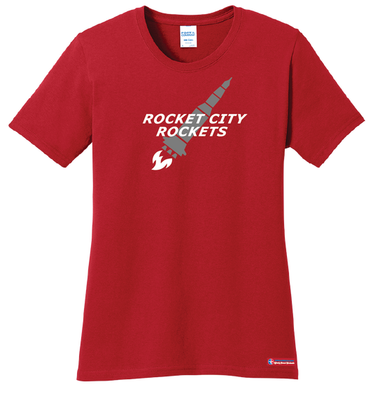 NWBA Officially Licensed - Rocket City Rockets - Women's - T-Shirt - Cotton