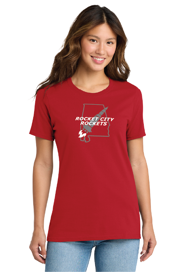 NWBA Officially Licensed - Rocket City Rockets - Women's - T-Shirt - Cotton