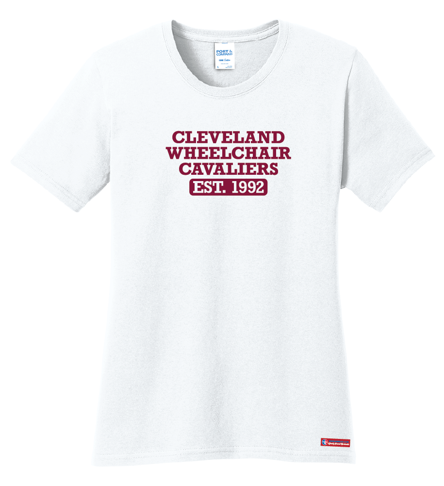 NWBA Officially Licensed - Cleveland Wheelchair Cavaliers - Women's - T-Shirt - Cotton