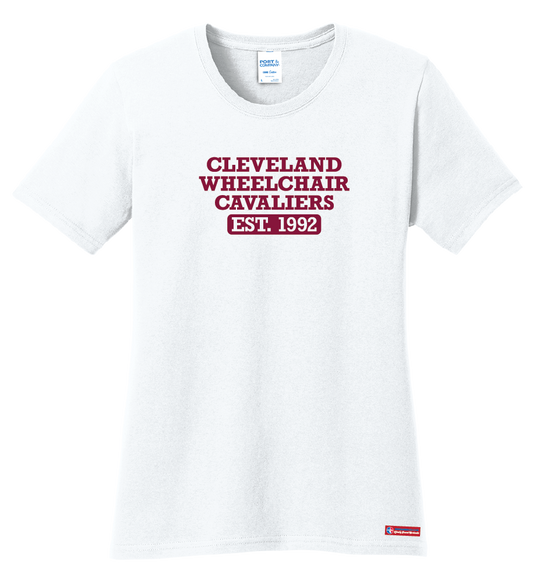 NWBA Officially Licensed - Cleveland Wheelchair Cavaliers - Women's - T-Shirt - Cotton