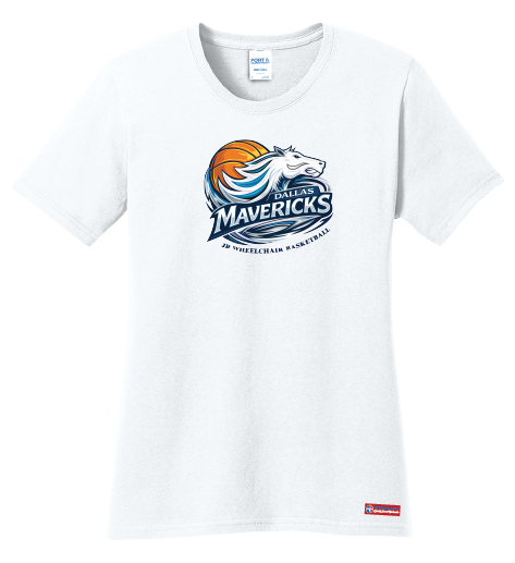 NWBA Officially Licensed - Dallas Jr Wheelchair Mavericks - Women's - T-Shirt - Cotton