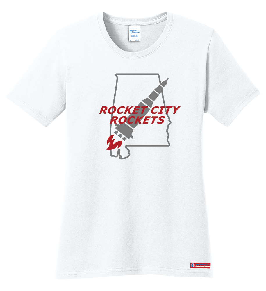 NWBA Officially Licensed - Rocket City Rockets - Women's - T-Shirt - Cotton