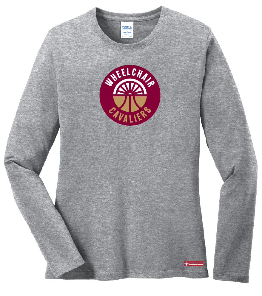NWBA Officially Licensed - Cleveland Wheelchair Cavaliers - Women's - L/S T-Shirt - Cotton