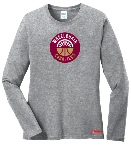 NWBA Officially Licensed - Cleveland Wheelchair Cavaliers - Women's - L/S T-Shirt - Cotton