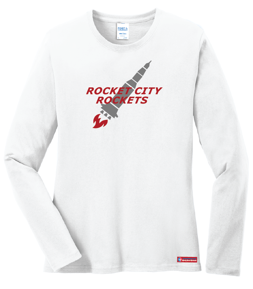 NWBA Officially Licensed - Rocket City - Women's - L/S T-Shirt - Cotton