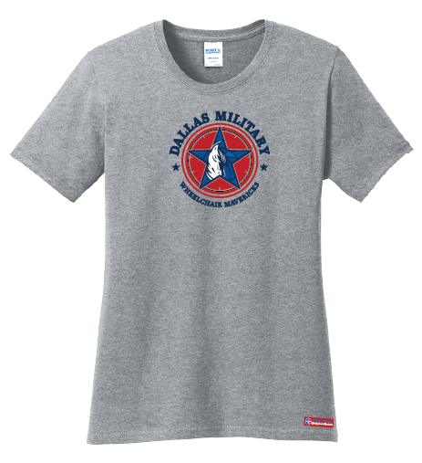 NWBA Officially Licensed - Dallas Military Wheelchair Mavericks - Women's - T-Shirt - Cotton
