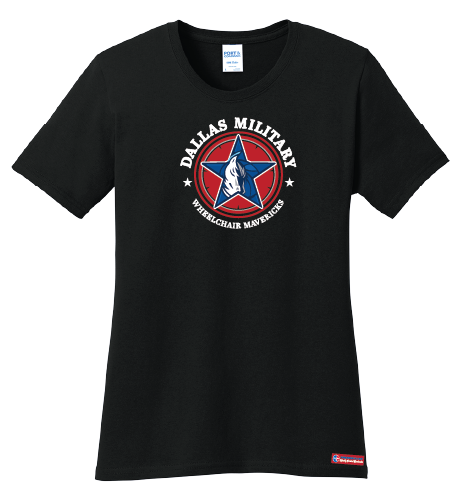 NWBA Officially Licensed - Dallas Military Wheelchair Mavericks - Women's - T-Shirt - Cotton