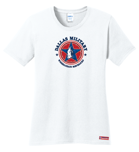 NWBA Officially Licensed - Dallas Military Wheelchair Mavericks - Women's - T-Shirt - Cotton