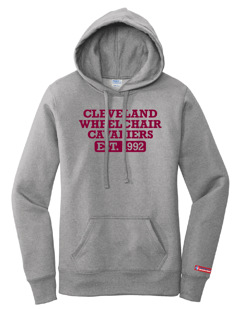 NWBA Officially Licensed - Cleveland Wheelchair Cavaliers - Women's Fleece Hoodie