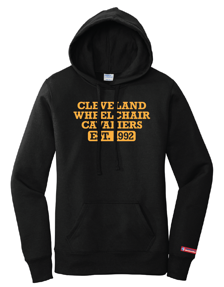 NWBA Officially Licensed - Cleveland Wheelchair Cavaliers - Women's Fleece Hoodie