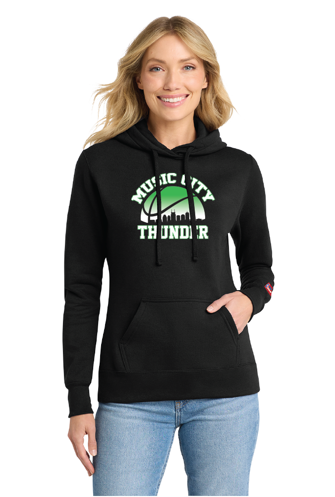 NWBA Officially Licensed - Music City Thunder - Women's Fleece Hoodie