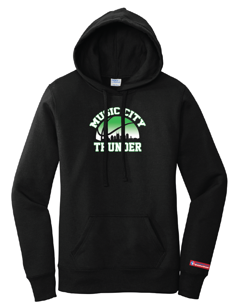 NWBA Officially Licensed - Music City Thunder - Women's Fleece Hoodie