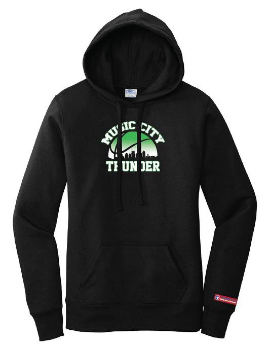 NWBA Officially Licensed - Music City Thunder - Women's Fleece Hoodie