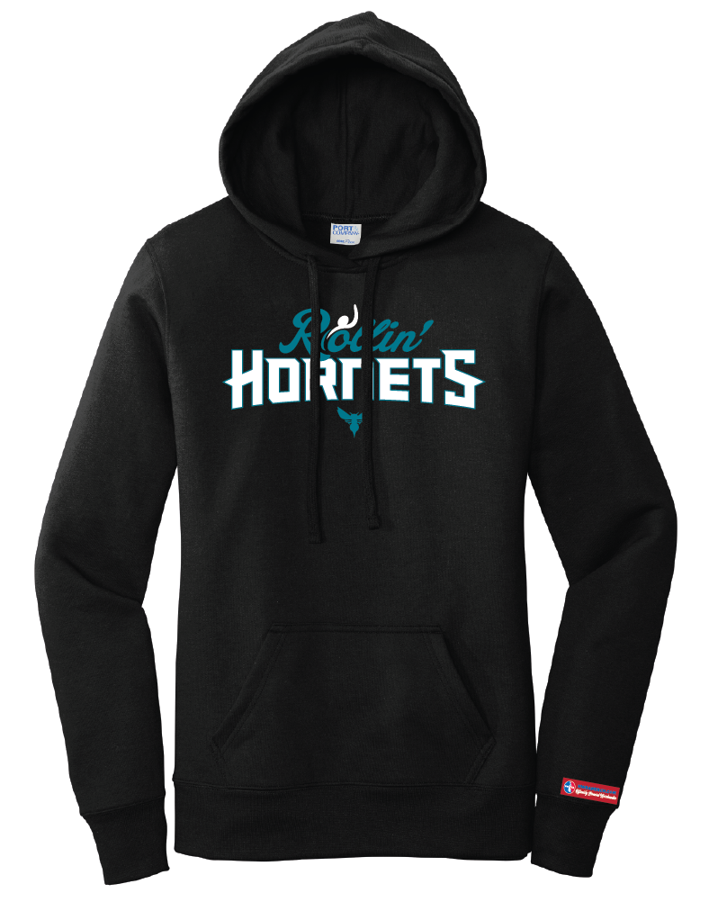 NWBA Officially Licensed - Rollin' Hornets - Women's Fleece Hoodie
