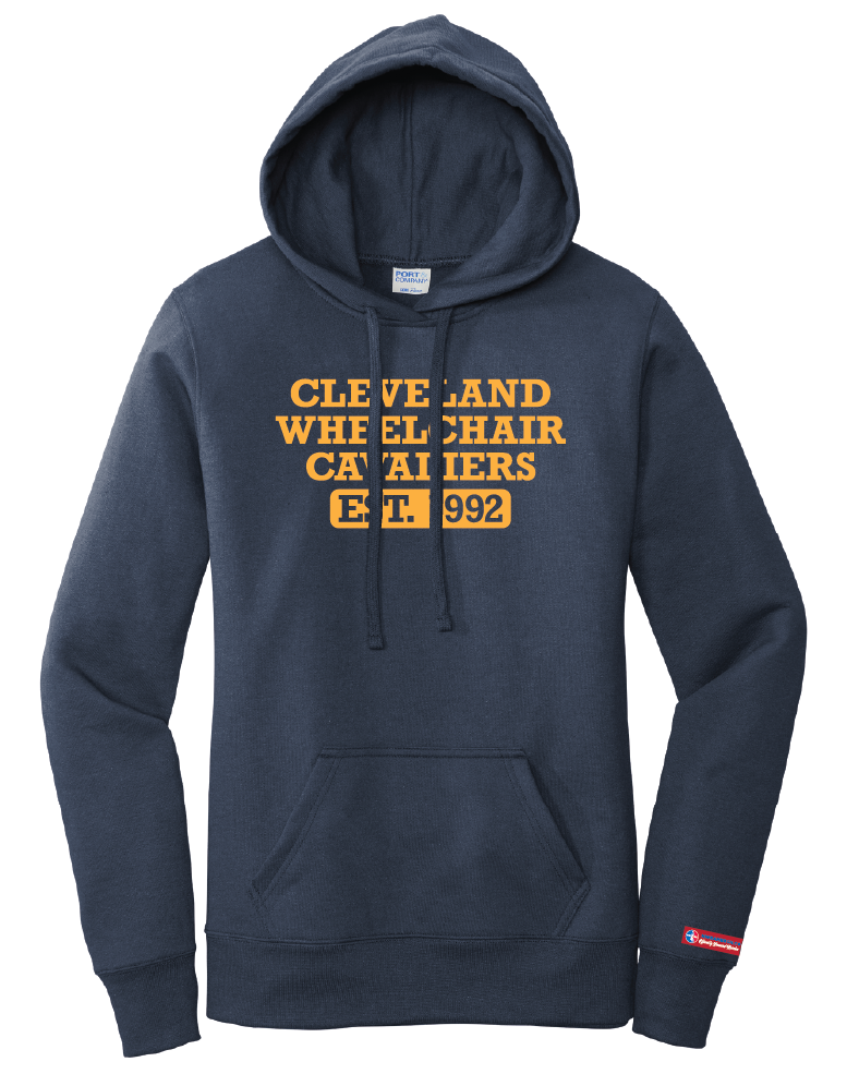 NWBA Officially Licensed - Cleveland Wheelchair Cavaliers - Women's Fleece Hoodie