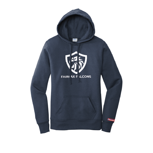 NWBA Officially Licensed - Fairfax Falcons - Women's Fleece Hoodie