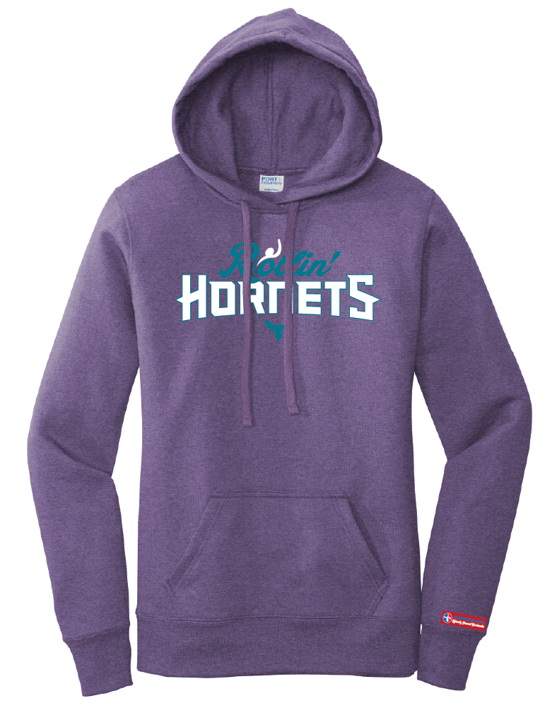 NWBA Officially Licensed - Rollin' Hornets - Women's Fleece Hoodie