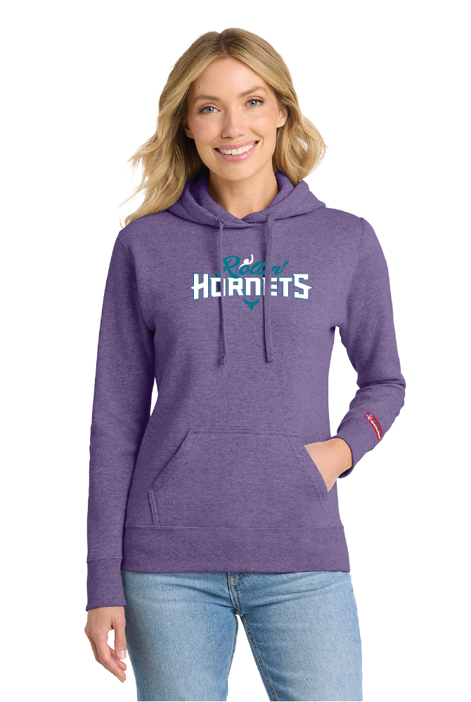 NWBA Officially Licensed - Rollin' Hornets - Women's Fleece Hoodie