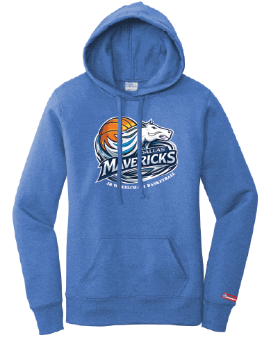 NWBA Officially Licensed - Dallas Jr Wheelchair Mavericks - Women's Fleece Hoodie