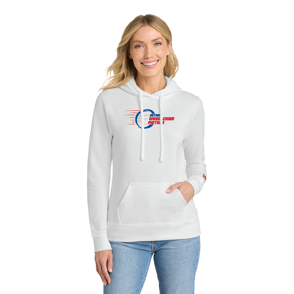 NWBA Officially Licensed - Detroit Wheelchair Pistons - Women's Fleece Hoodie
