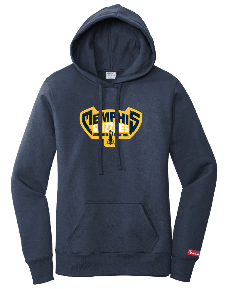 NWBA Officially Licensed - Memphis Rollin' Grizzlies - Women's Fleece Hoodie