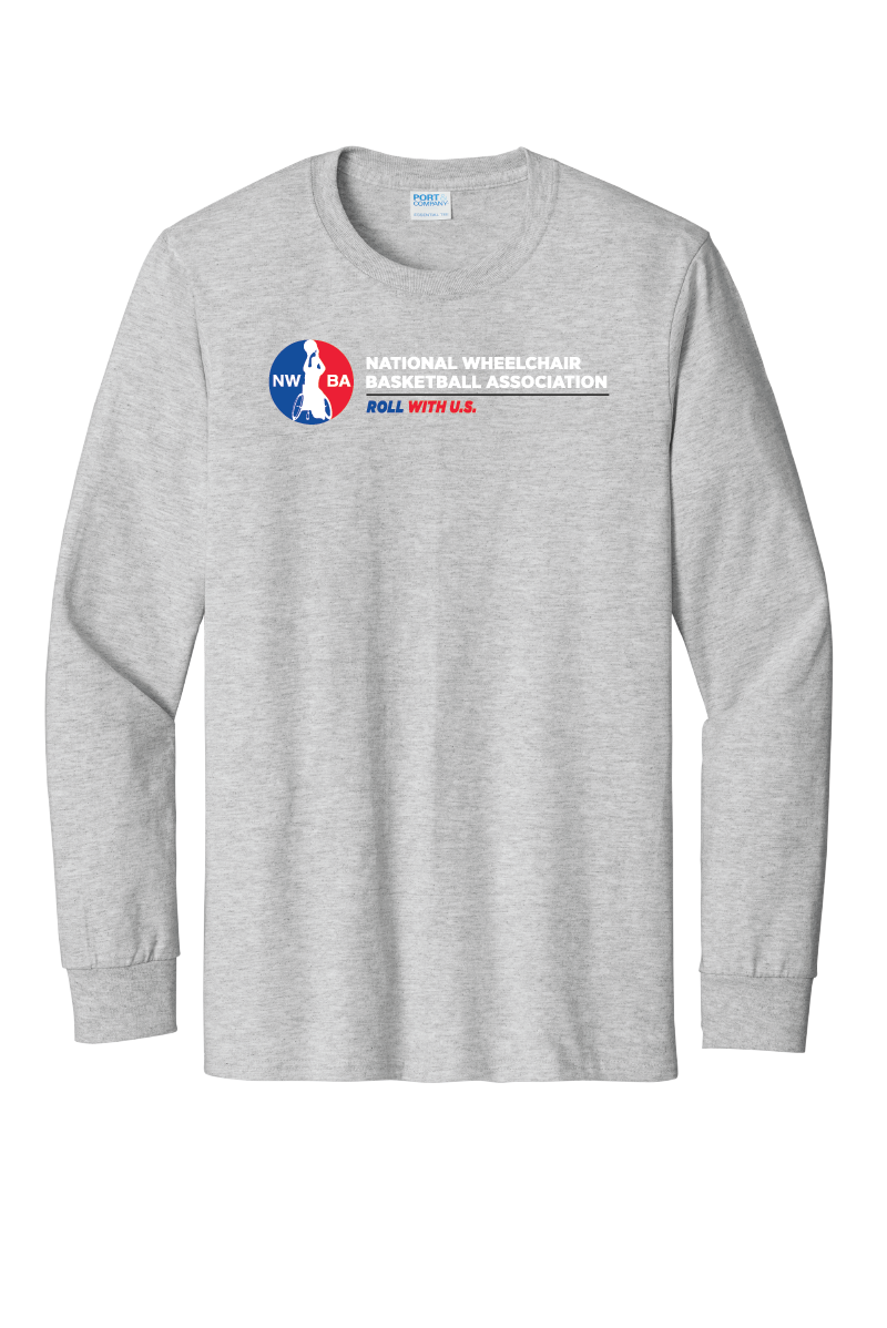 NWBA Officially Licensed - "ROLL WITH U.S" - MEN'S - Cotton Tee - LONG SLEEVE