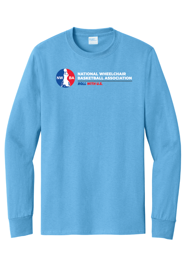 NWBA Officially Licensed - "ROLL WITH U.S" - MEN'S - Cotton Tee - LONG SLEEVE