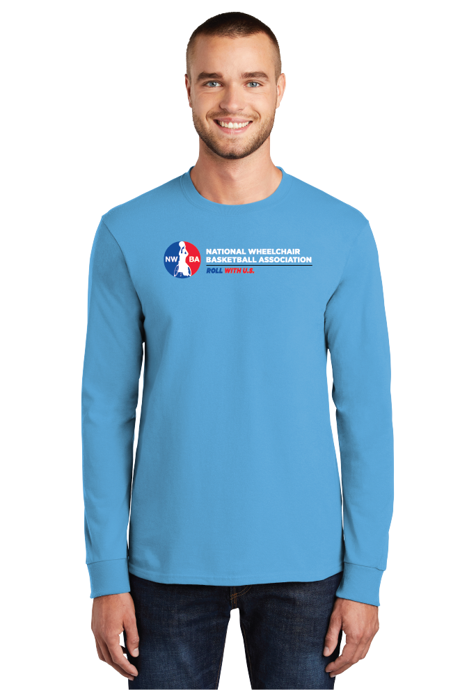 NWBA Officially Licensed - "ROLL WITH U.S" - MEN'S - Cotton Tee - LONG SLEEVE