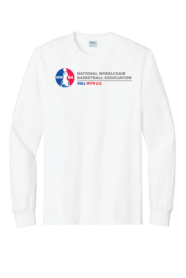 NWBA Officially Licensed - "ROLL WITH U.S" - MEN'S - Cotton Tee - LONG SLEEVE