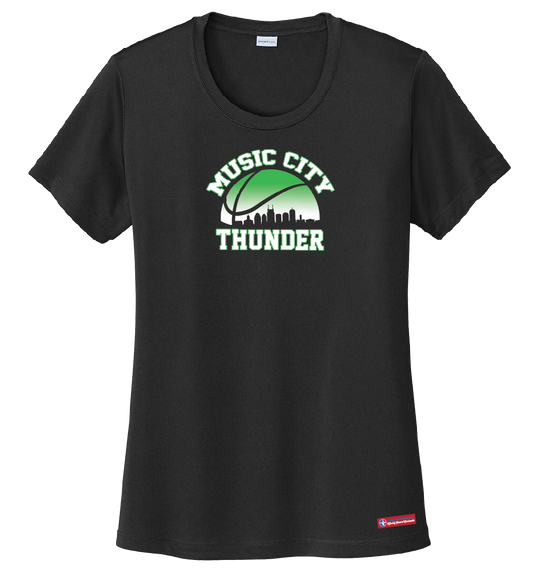 NWBA Officially Licensed - Music City Thunder - Women's - T-Shirt - Performance