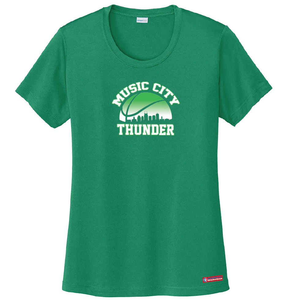 NWBA Officially Licensed - Music City Thunder - Women's - T-Shirt - Performance