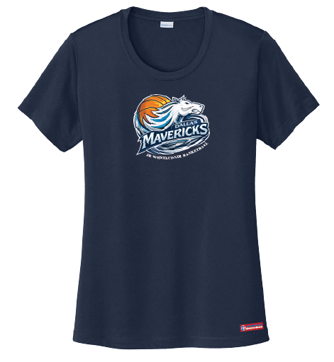 NWBA Officially Licensed - Dallas Jr Wheelchair Mavericks - Women's - T-Shirt - Performance