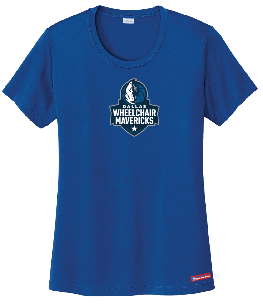NWBA Officially Licensed -Dallas Wheelchair Mavericks - Women's - T-Shirt - Performance