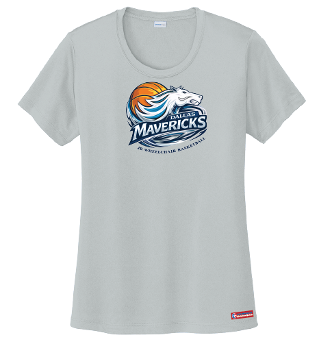 NWBA Officially Licensed - Dallas Jr Wheelchair Mavericks - Women's - T-Shirt - Performance