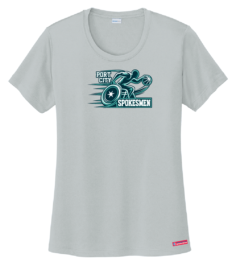 NWBA Officially Licensed - Port City Spokesmen - Women's Performance T-Shirt