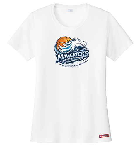 NWBA Officially Licensed - Dallas Jr Wheelchair Mavericks - Women's - T-Shirt - Performance