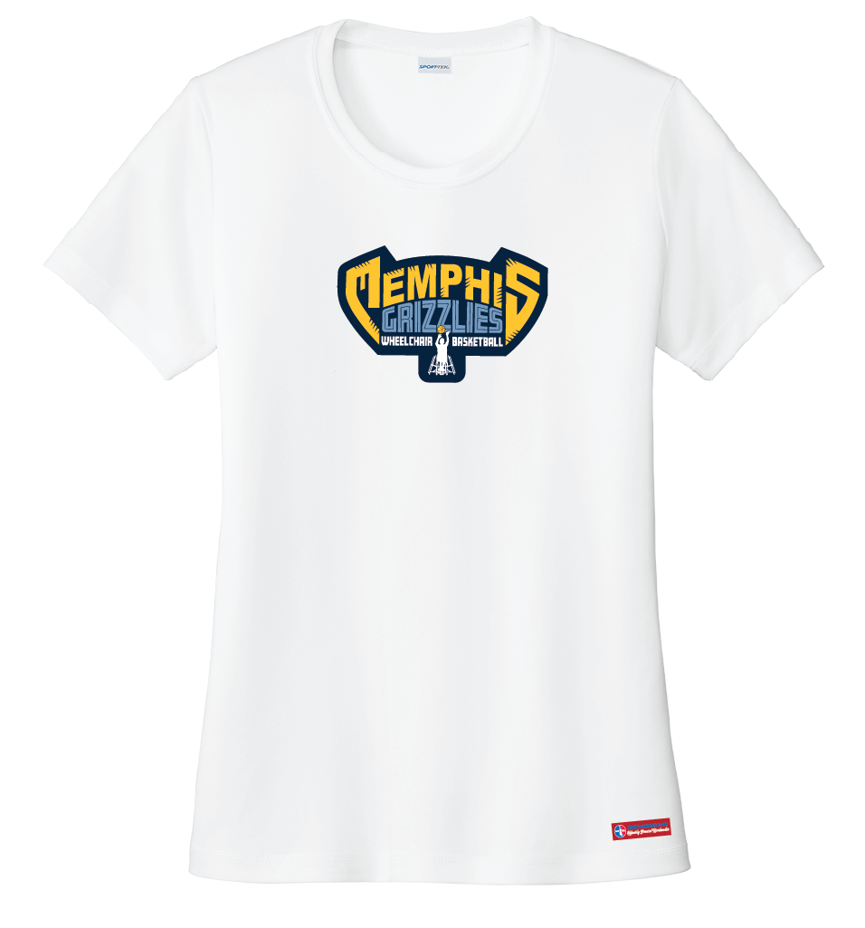 NWBA Officially Licensed - Memphis Rollin' Grizzlies - Women's - T-Shirt - Performance