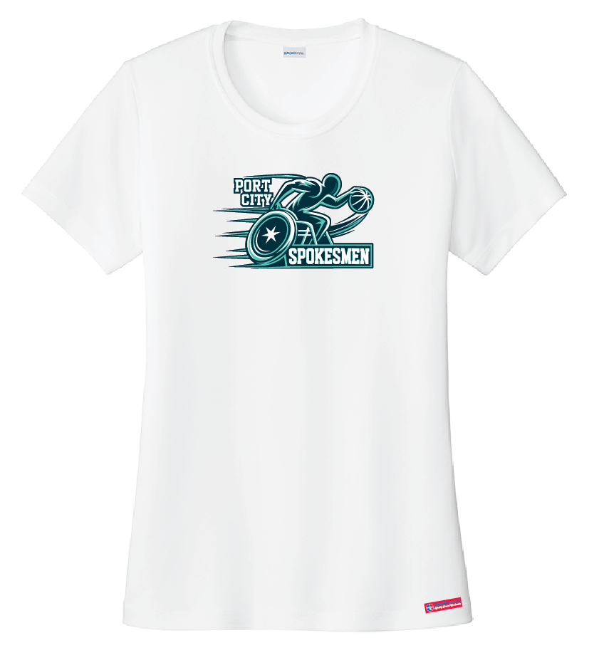 NWBA Officially Licensed - Port City Spokesmen - Women's Performance T-Shirt